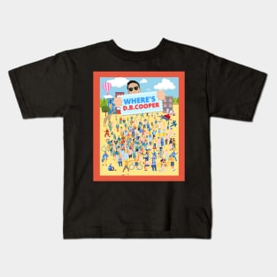 Where's D.B. Cooper - Funny Kids Book Classic Black Kids T-Shirt